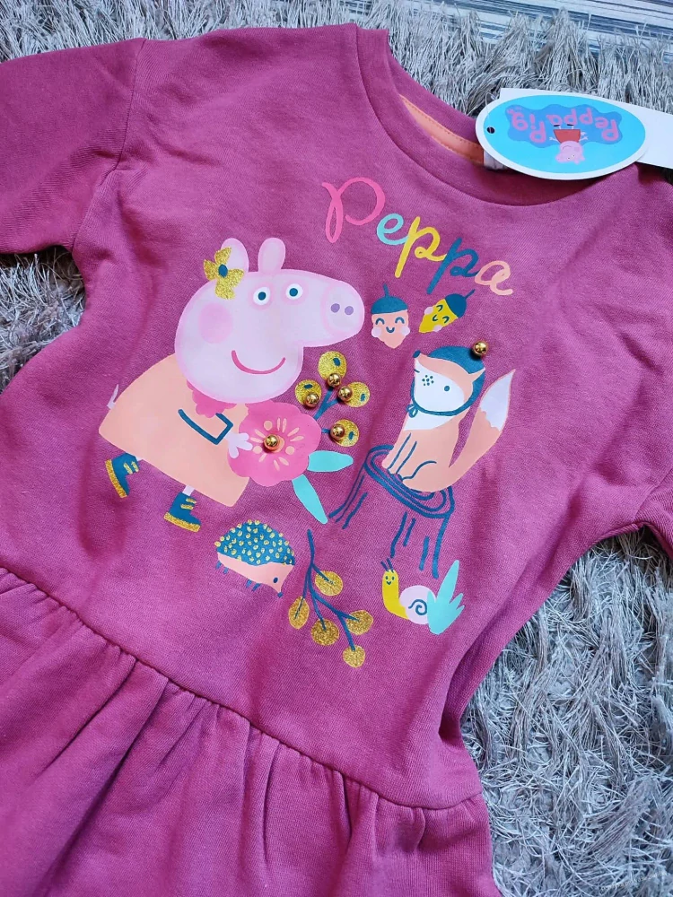 Dívčí zateplené šaty PEPPA PIG (98-116)