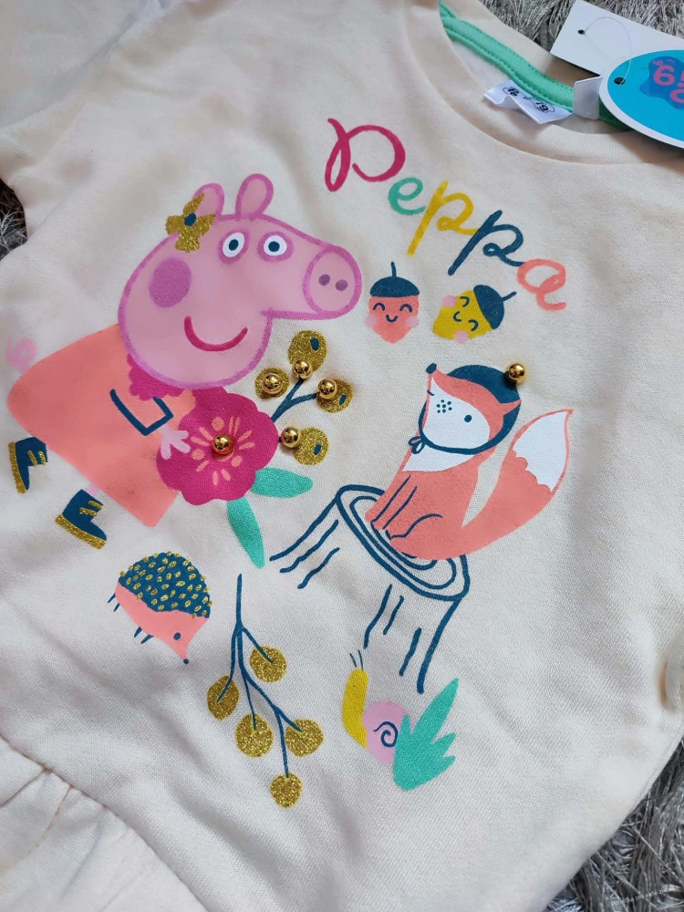 Dívčí zateplené šaty PEPPA PIG
