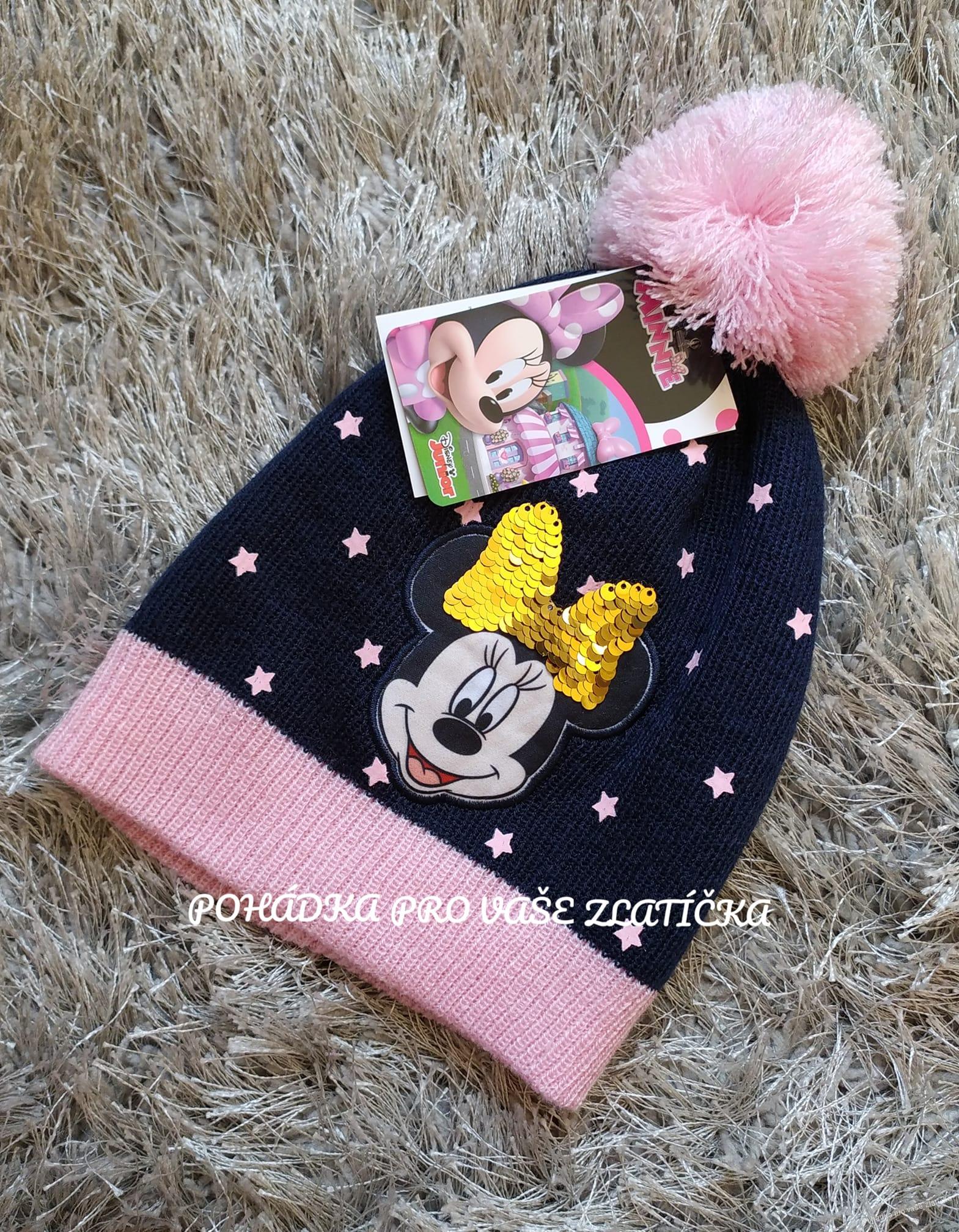 Dívčí zimní čepice MINNIE MOUSE