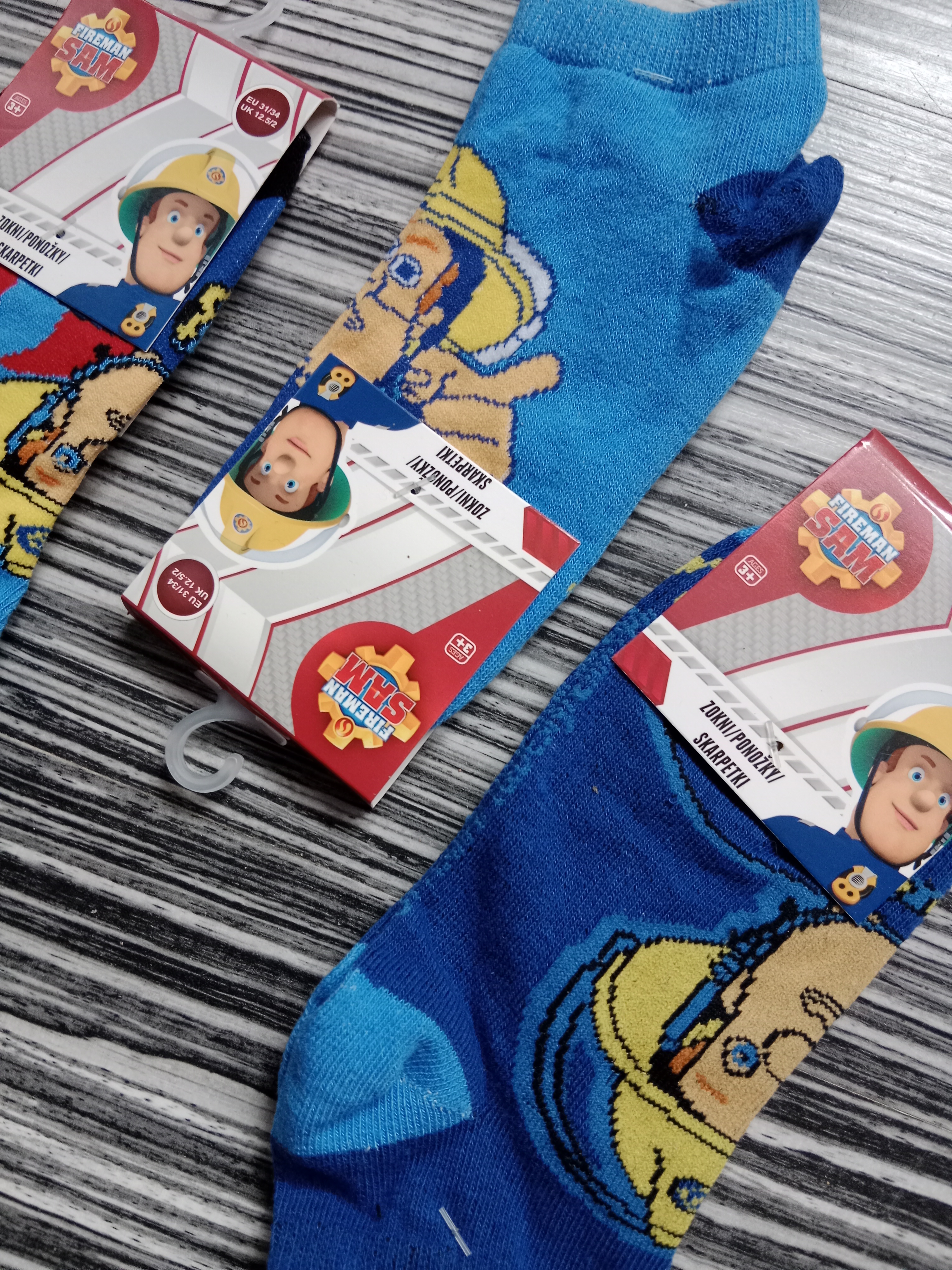 Chlapecké kotníkové ponožky POŽÁRNÍK SAM 3pack