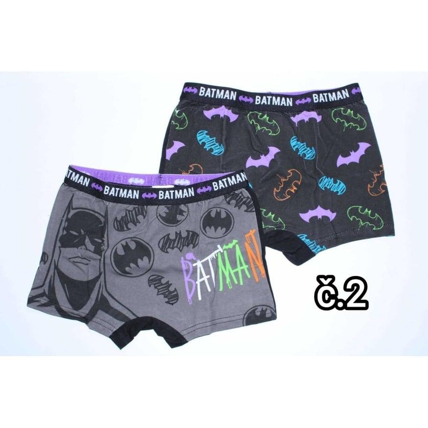 Chlapecké boxerky BATMAN 2pack (92-128)