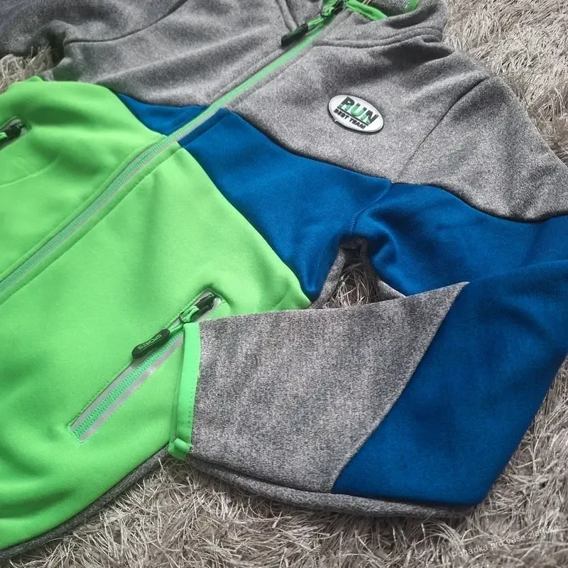 Chlapecká outdoorová mikina KUGO zateplená (98-122)