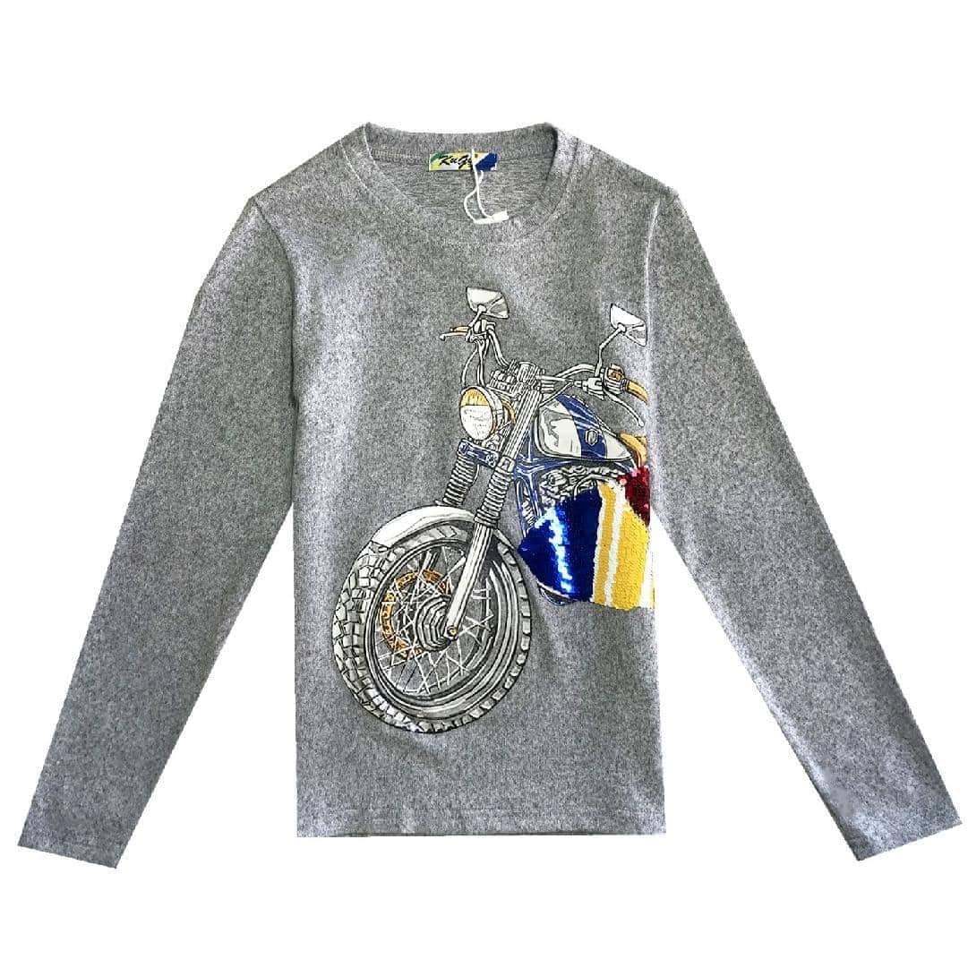 Chlapecký lehký svetr KUGO s flitry