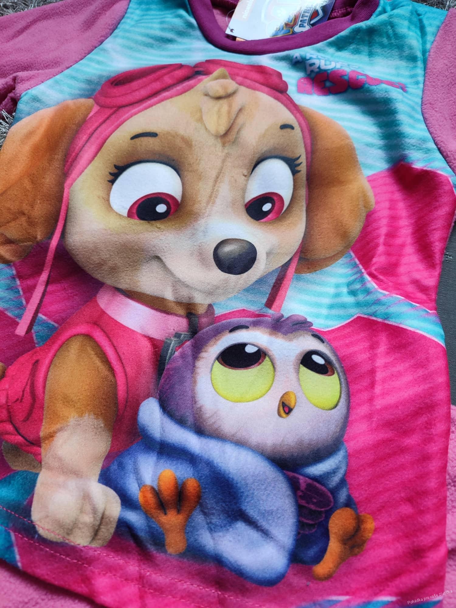 Dívčí fleecové pyžamo PAW PATROL