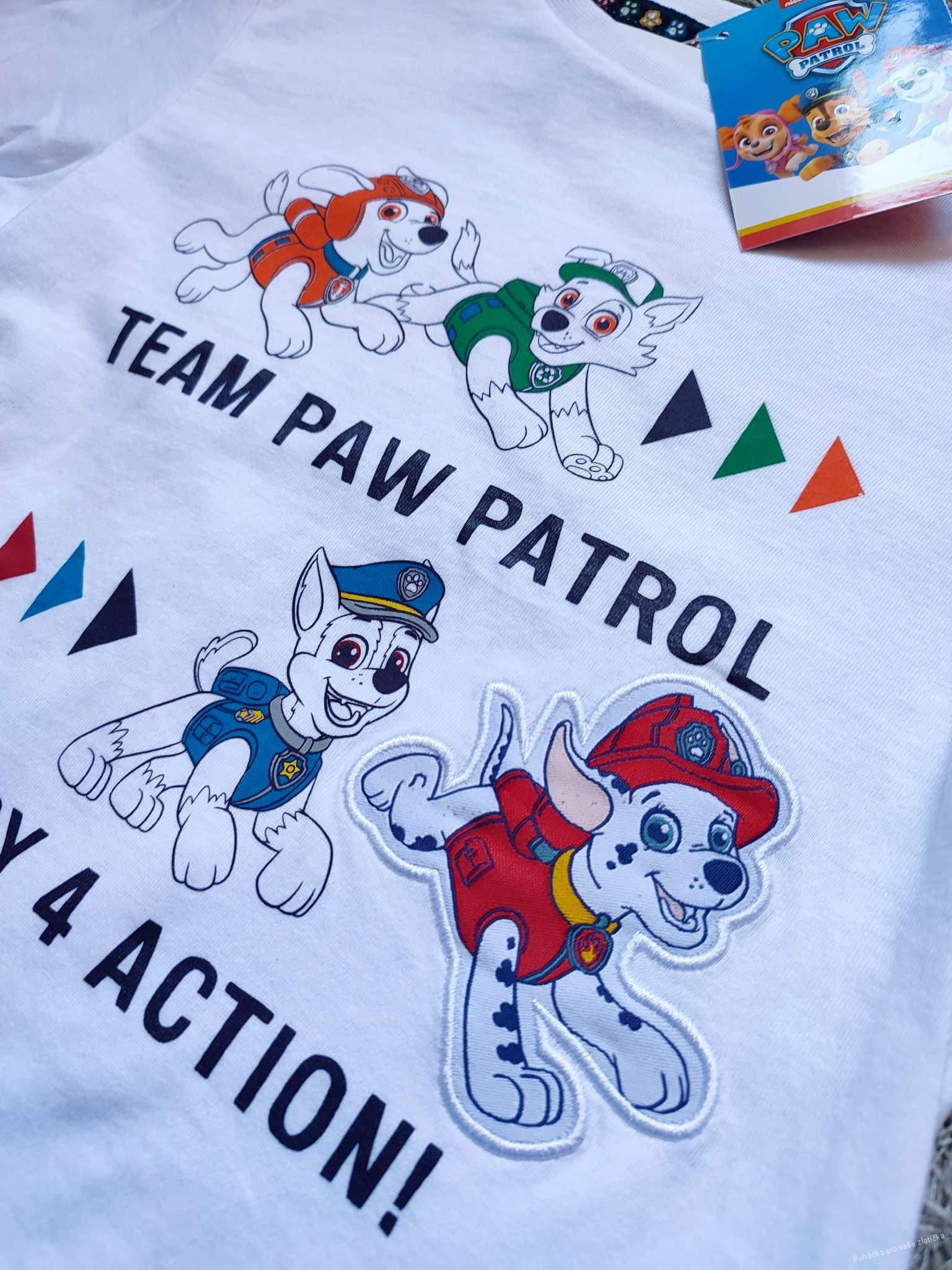 Chlapecké triko PAW PATROL