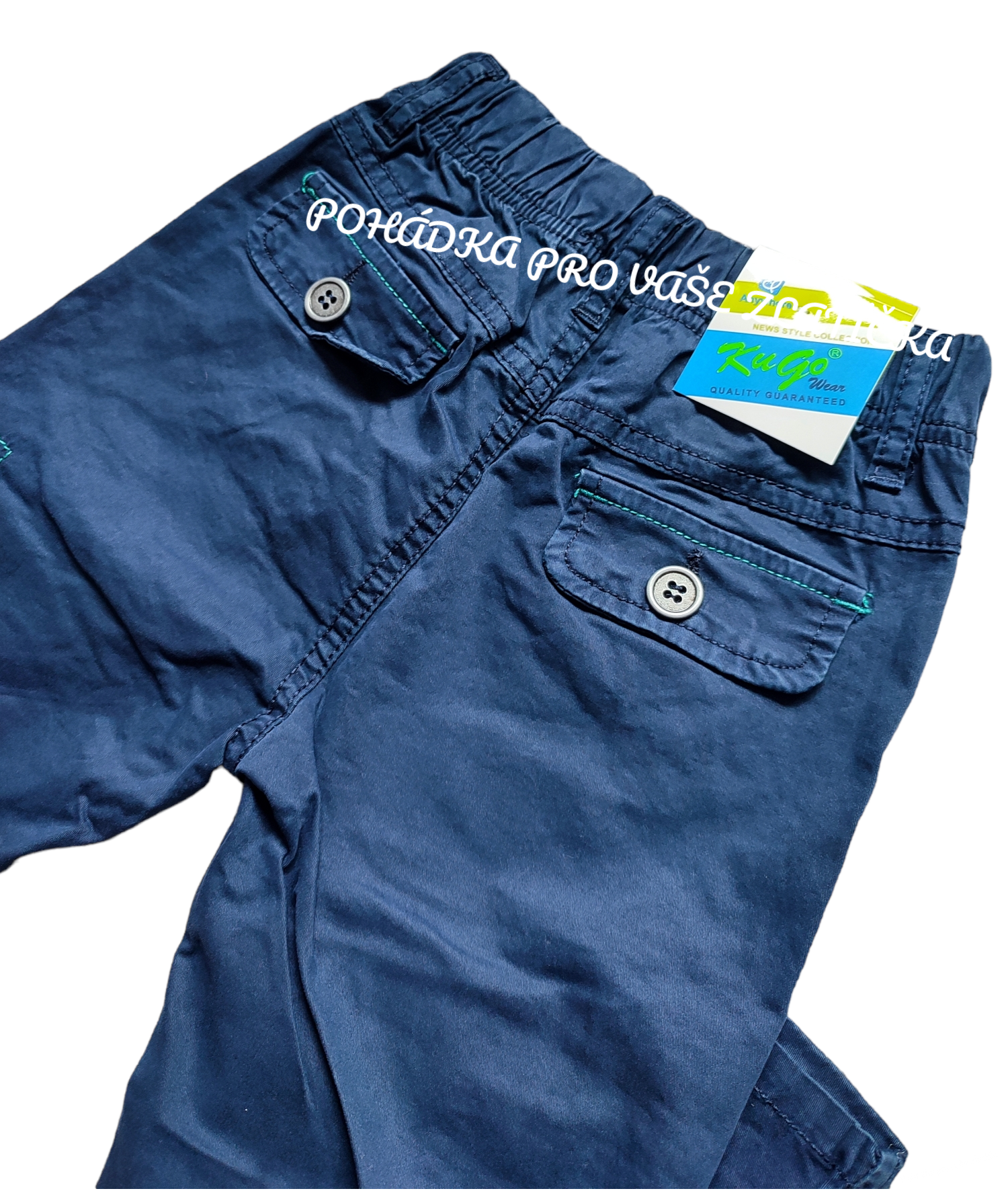 Dětské bavlněné kalhoty KUGO