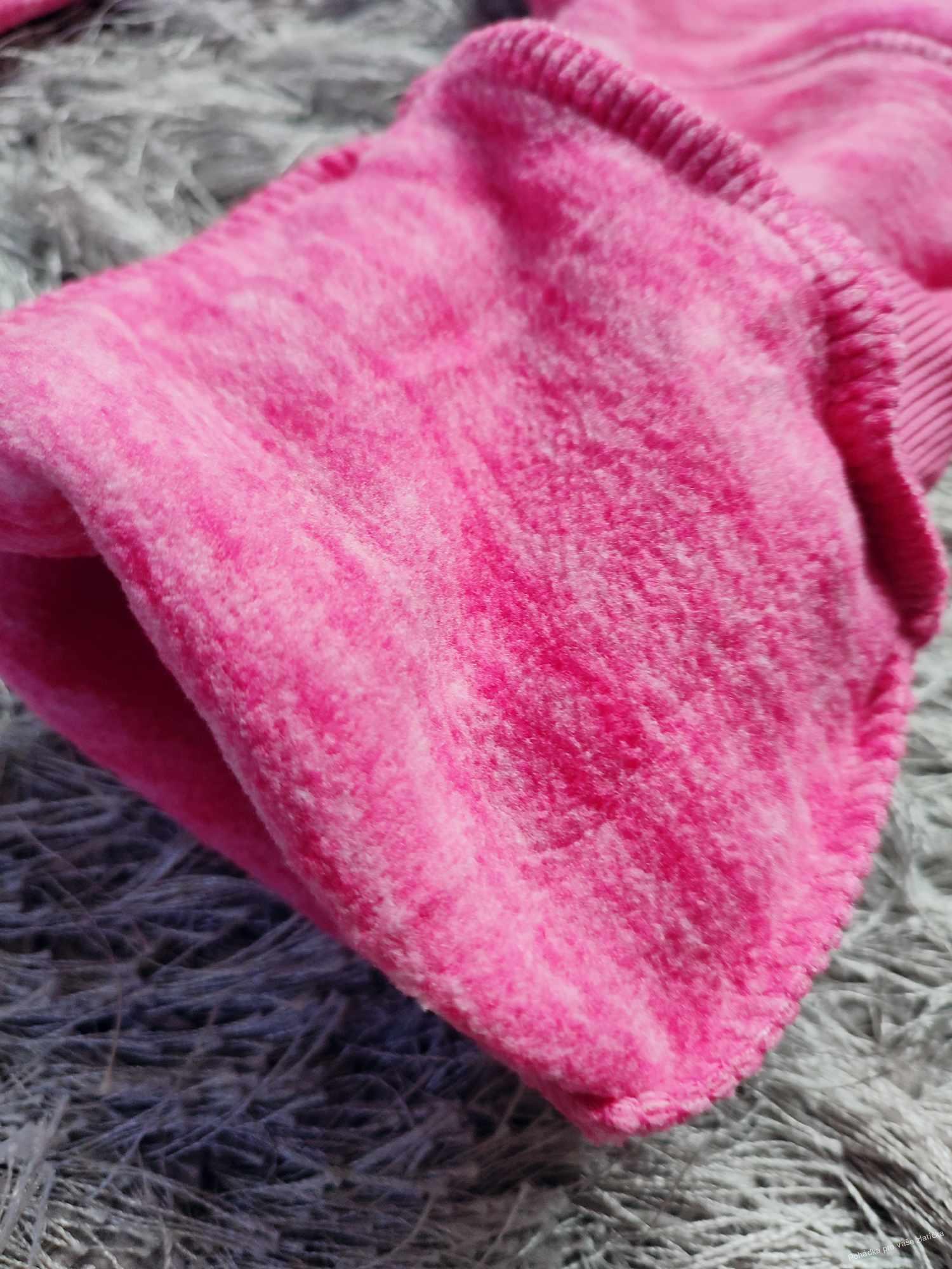 Dívčí teplé fleecové tepláky KUGO (98-128)