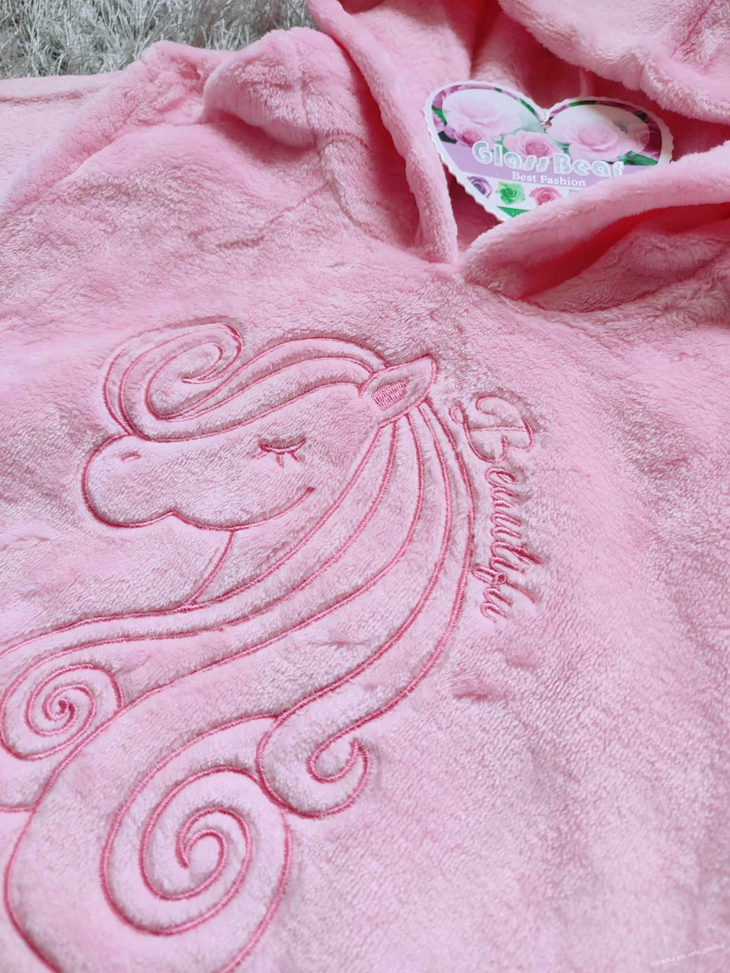 Dívčí plyšová mikina (116-146)