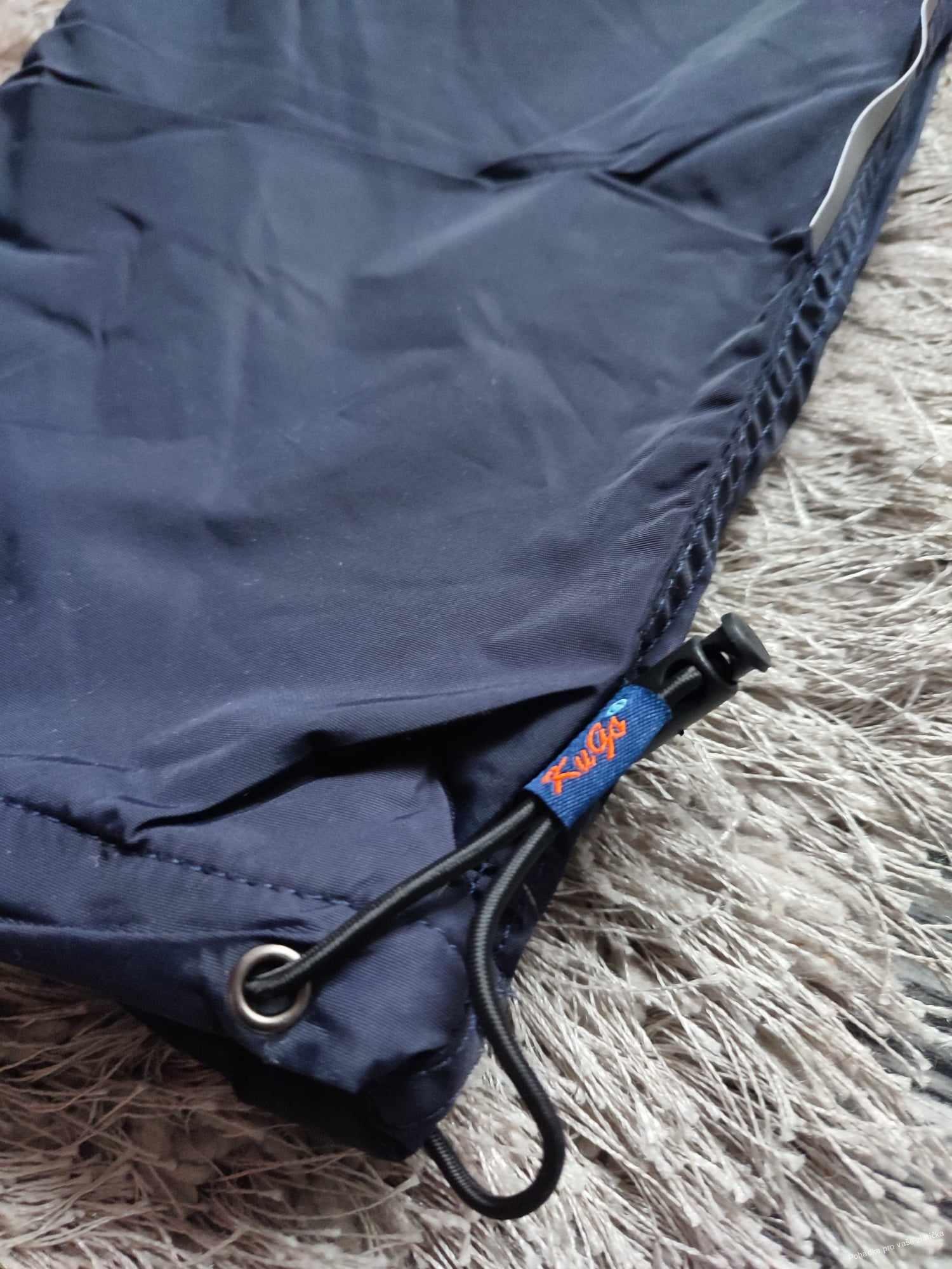 Dětské šusťákové kalhoty KUGO zateplené