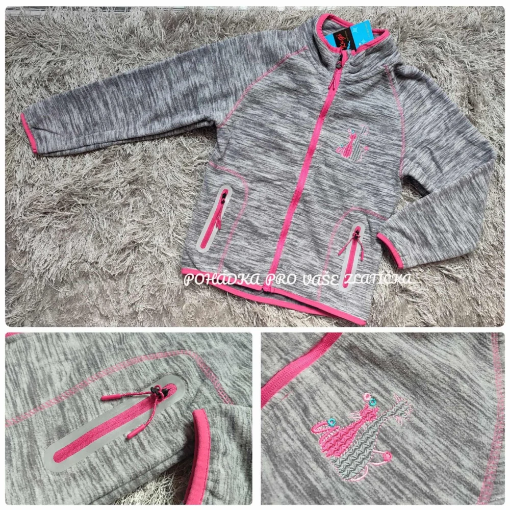 Dívčí fleecová mikina KUGO