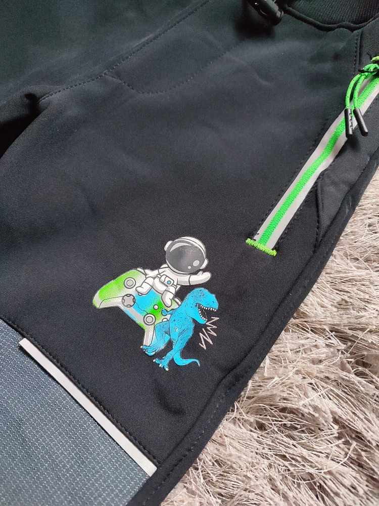 Chlapecké softshellové kalhoty KUGO zateplené (104)