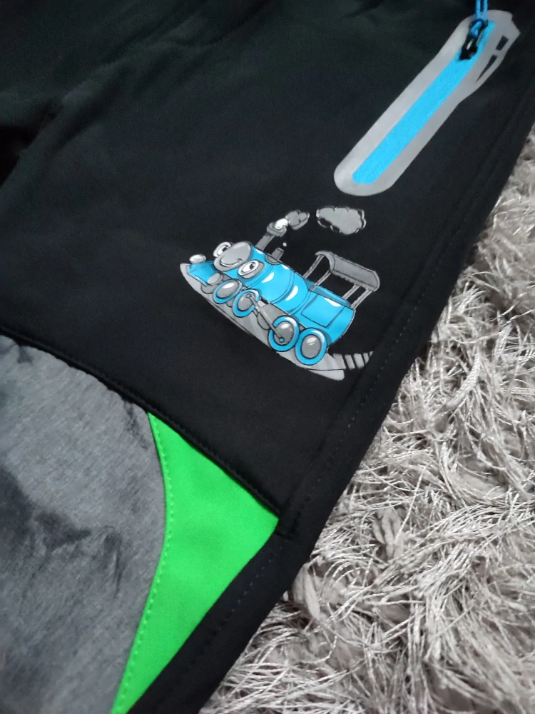 Chlapecké softshellové kalhoty KUGO zateplené (80-104)