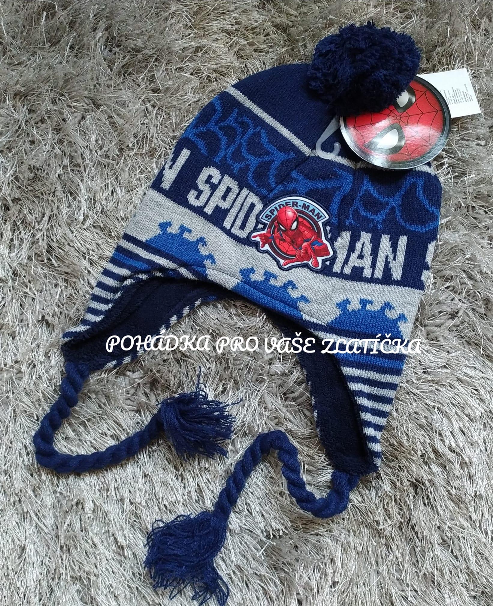 Chlapecká zimní čepice SPIDERMAN