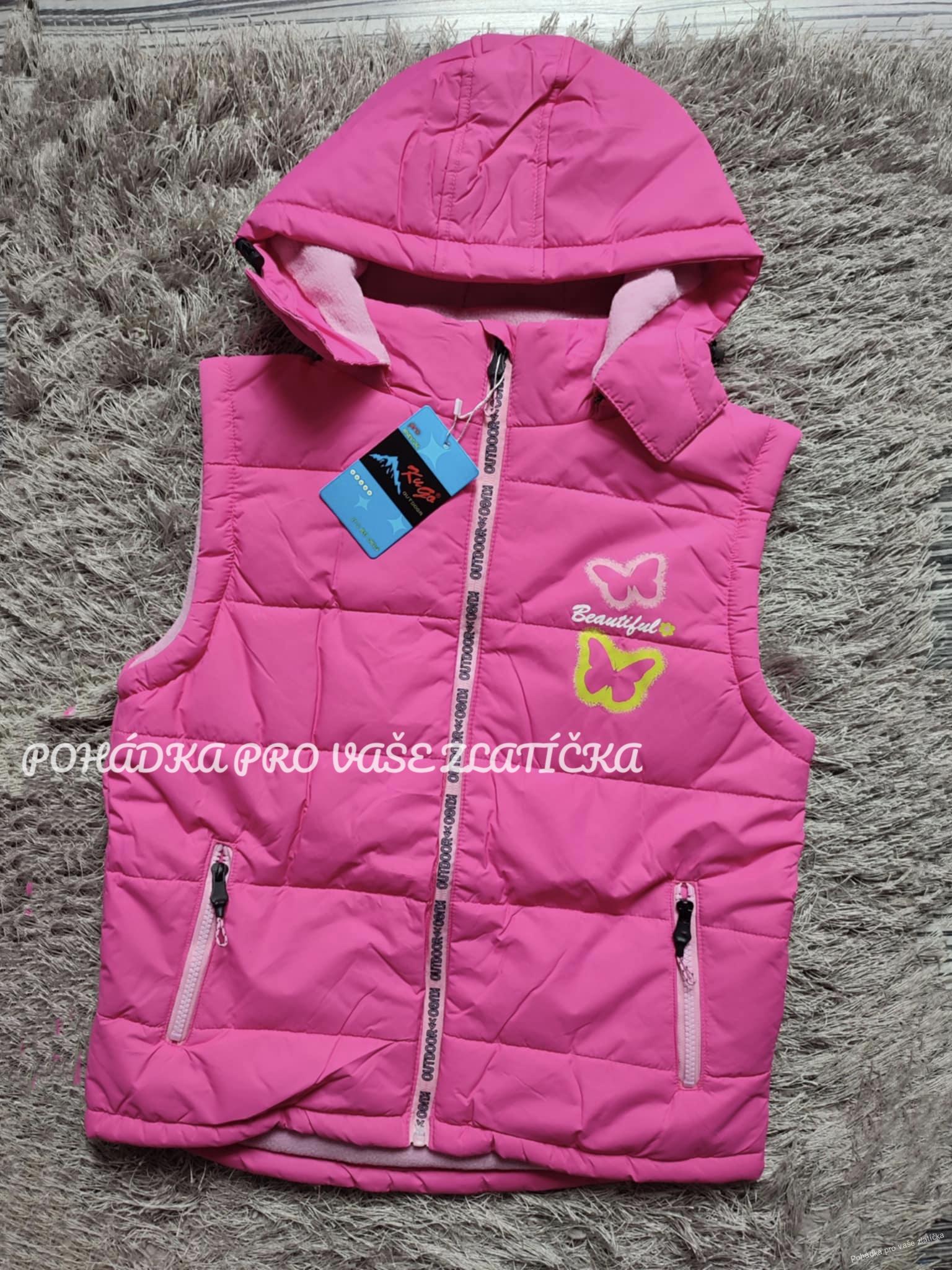 Dívčí zimní vesta KUGO (104,122)