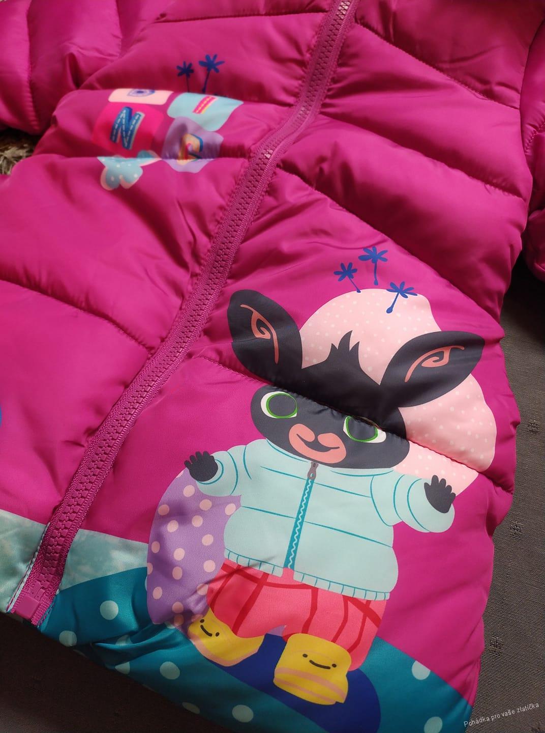 Dívčí zimní bunda/kabátek BING (110,116)