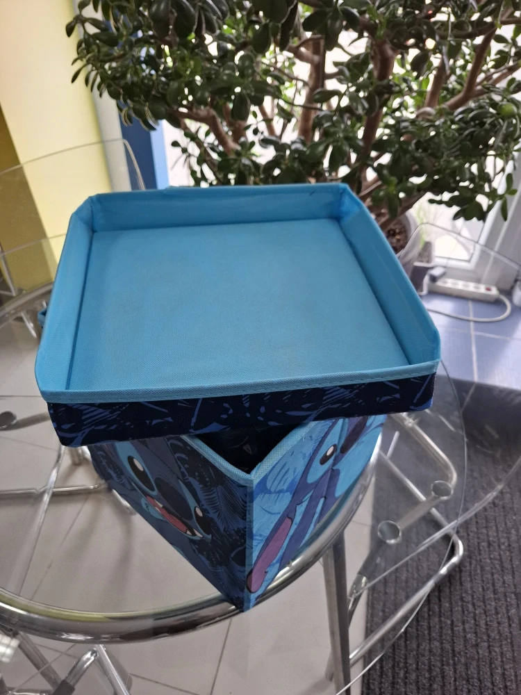 Skládací úložný box a taburet 2 v 1 Stitch