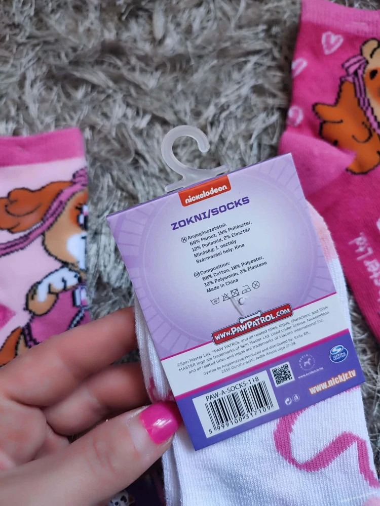 Dívčí ponožky PAW PATROL 3pack