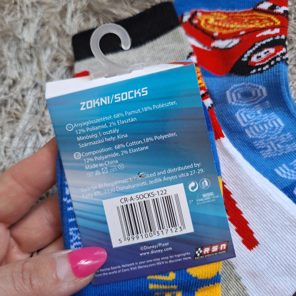 Chlapecké ponožky CARS 3pack
