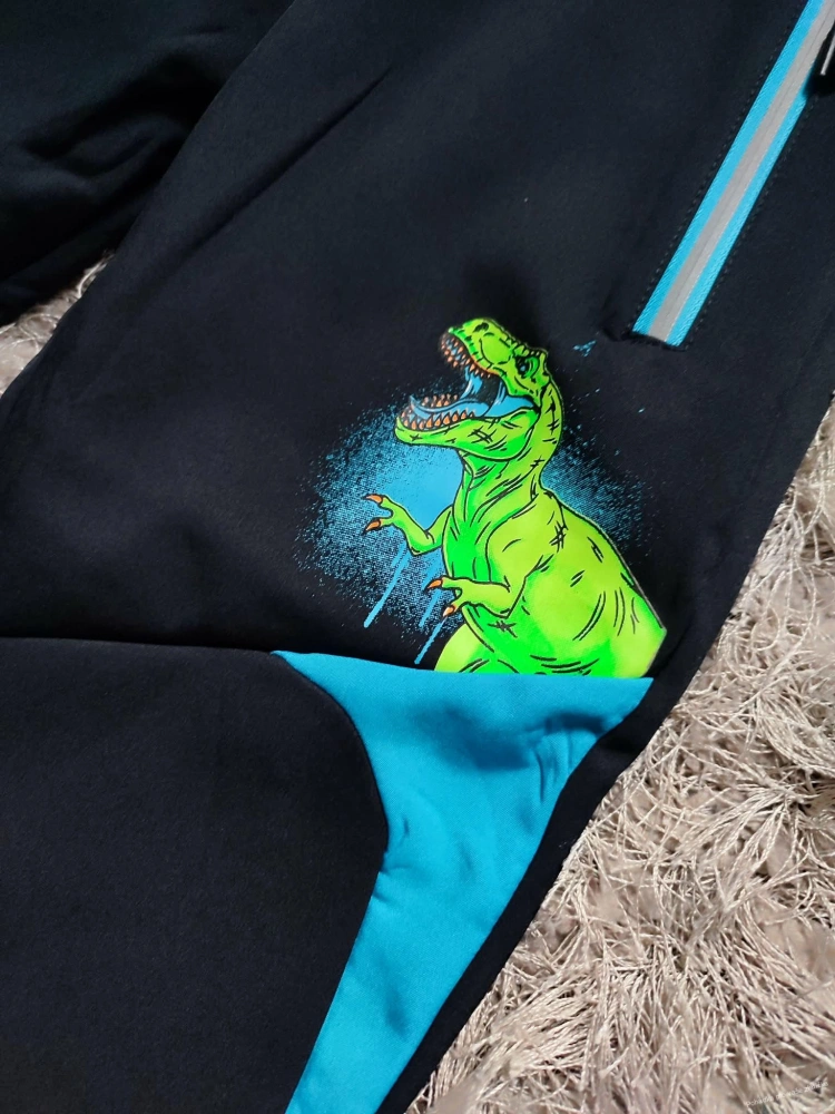 Dětské softshellové kalhoty KUGO zateplené