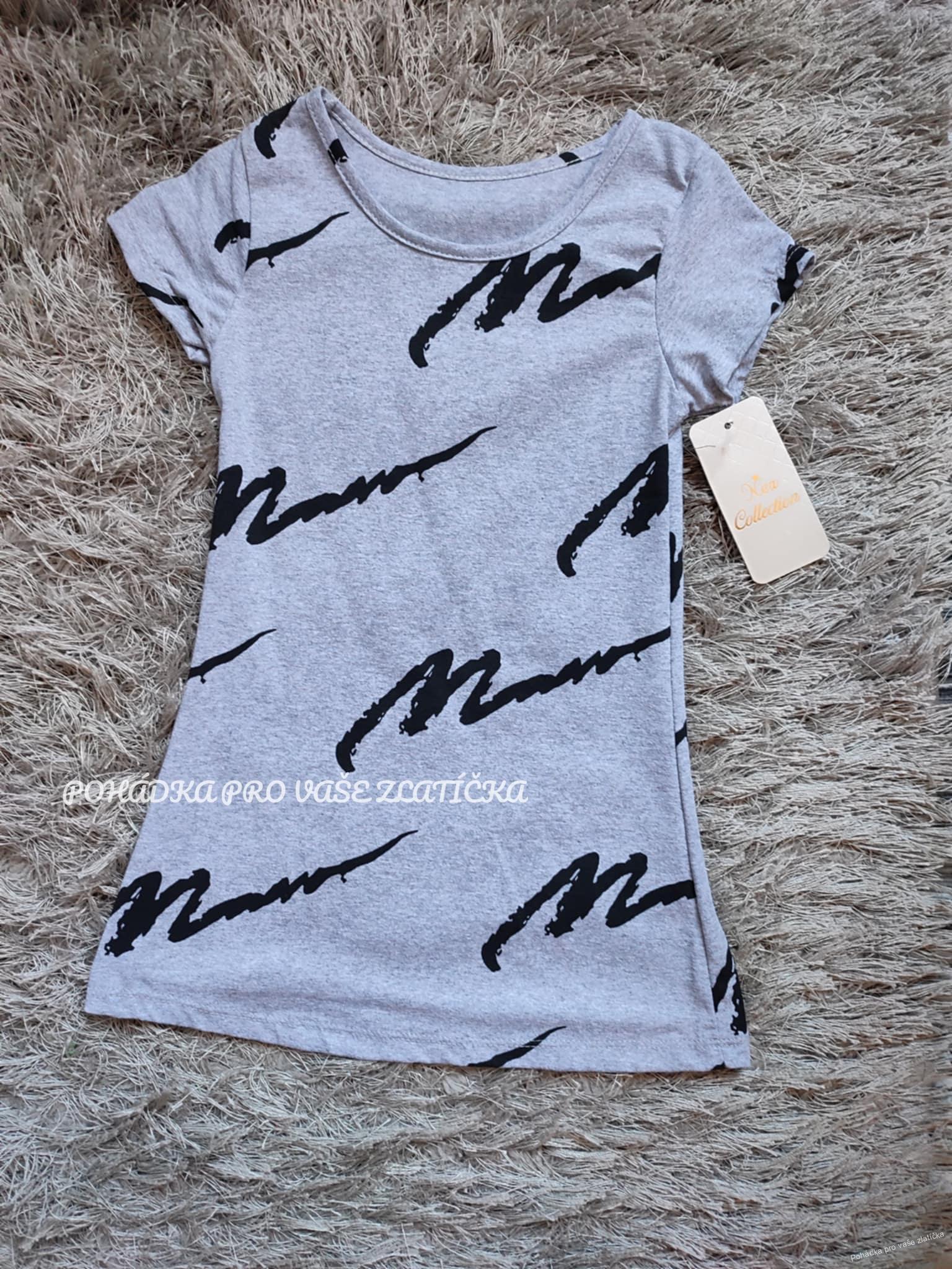 Dívčí bavlněná tunika/šaty