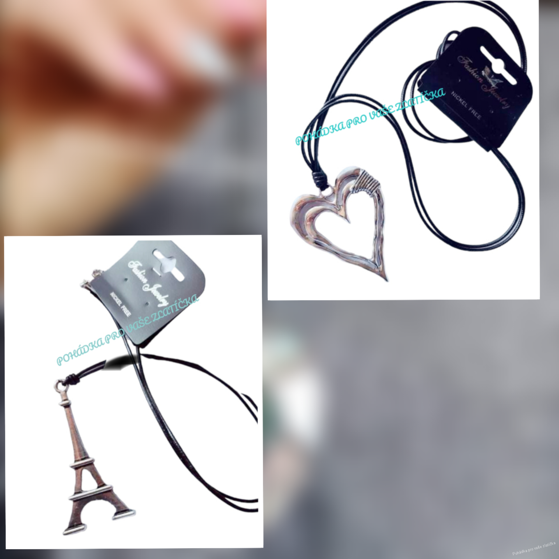 Dámský dlouhý stylový náhrdelník 