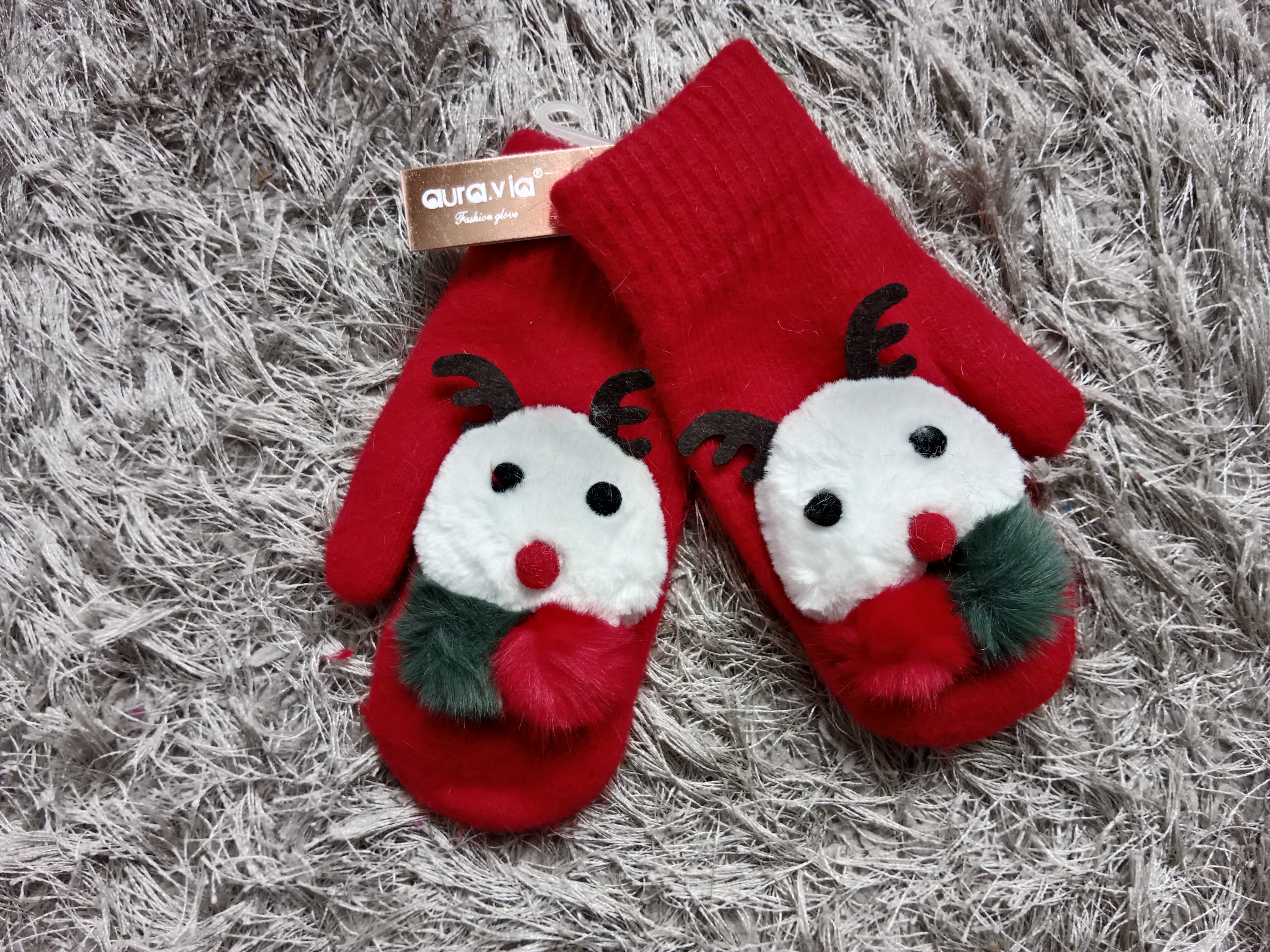 Dámské zimní 3D rukavice 