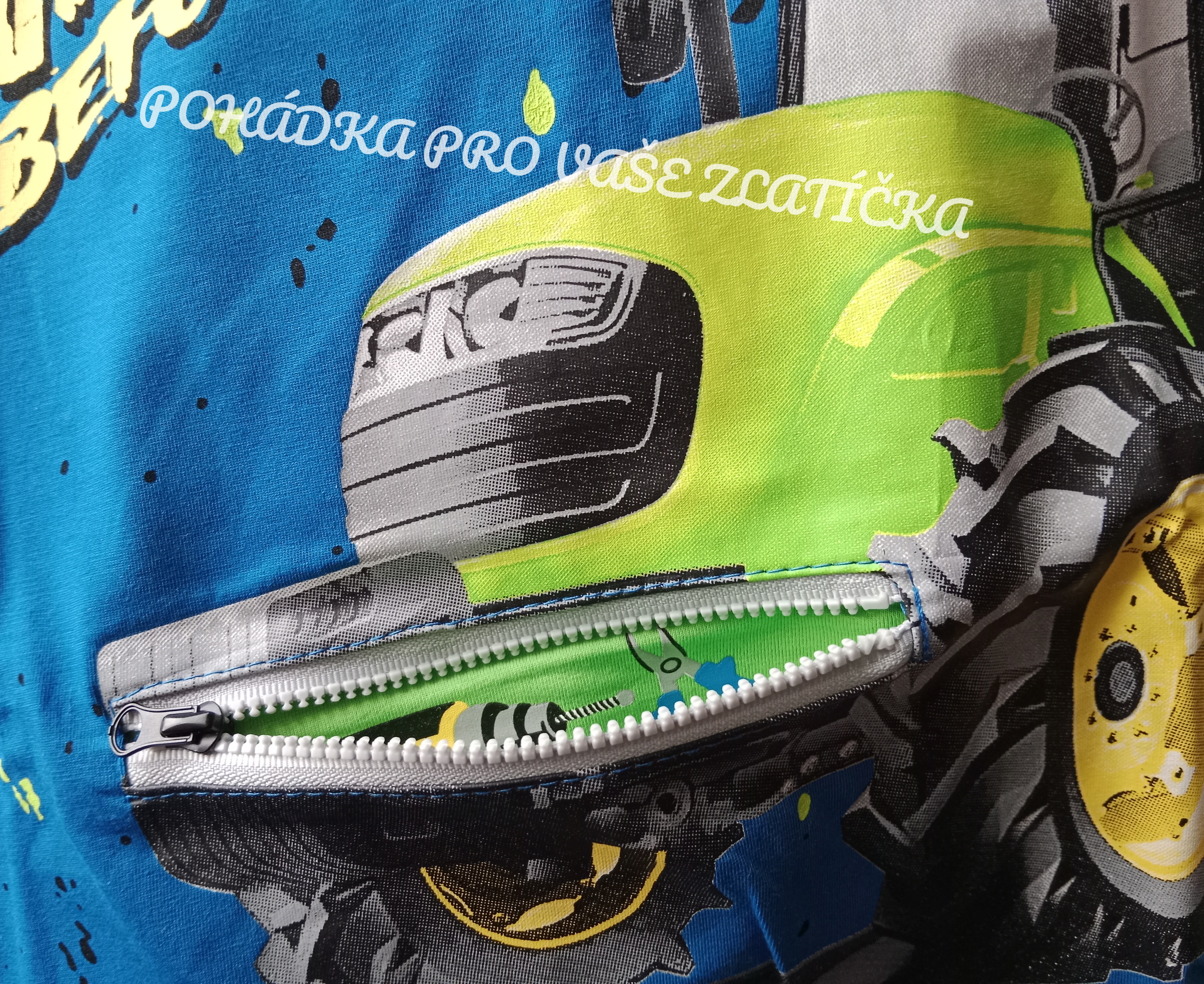 Chlapecké triko KUGO s kapsou