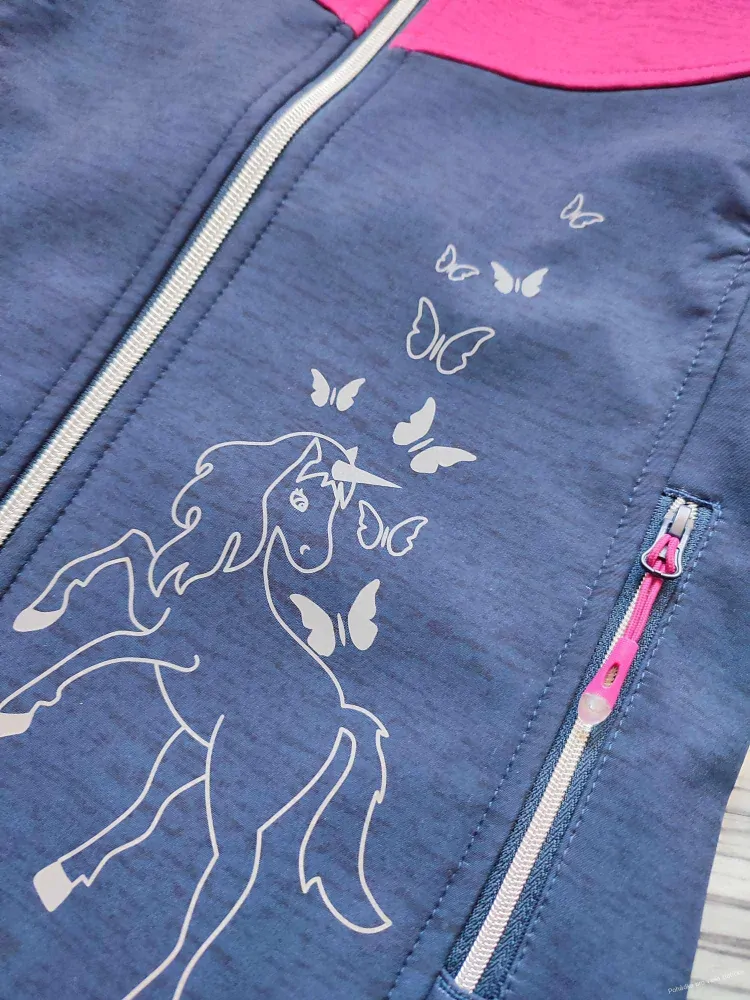 Dívčí softshellová bunda WOLF zateplená