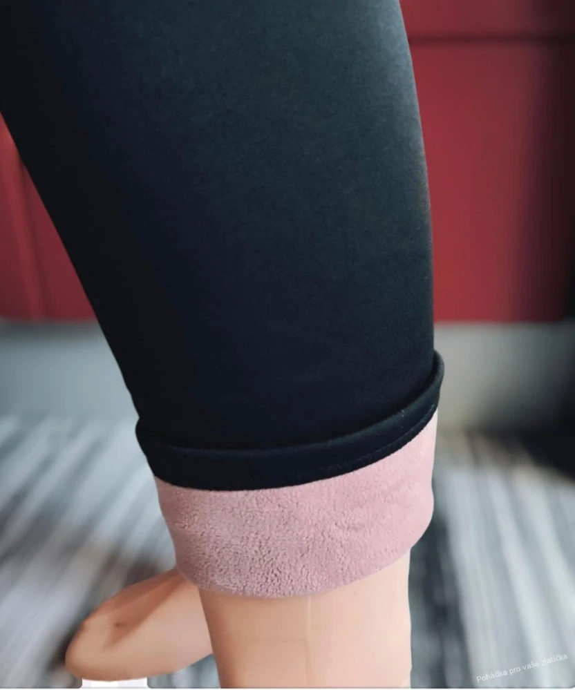 Dámské vysoké zateplené legíny COMFORTABLE
