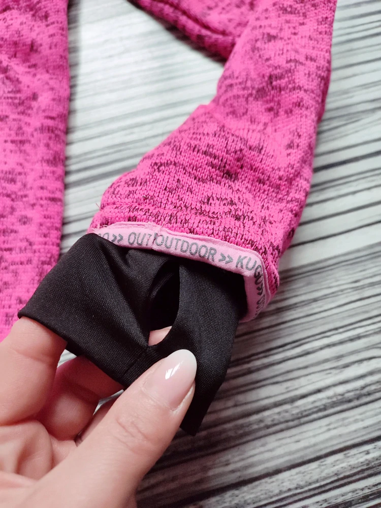 Dívčí outdoorová mikina KUGO zateplená (164)