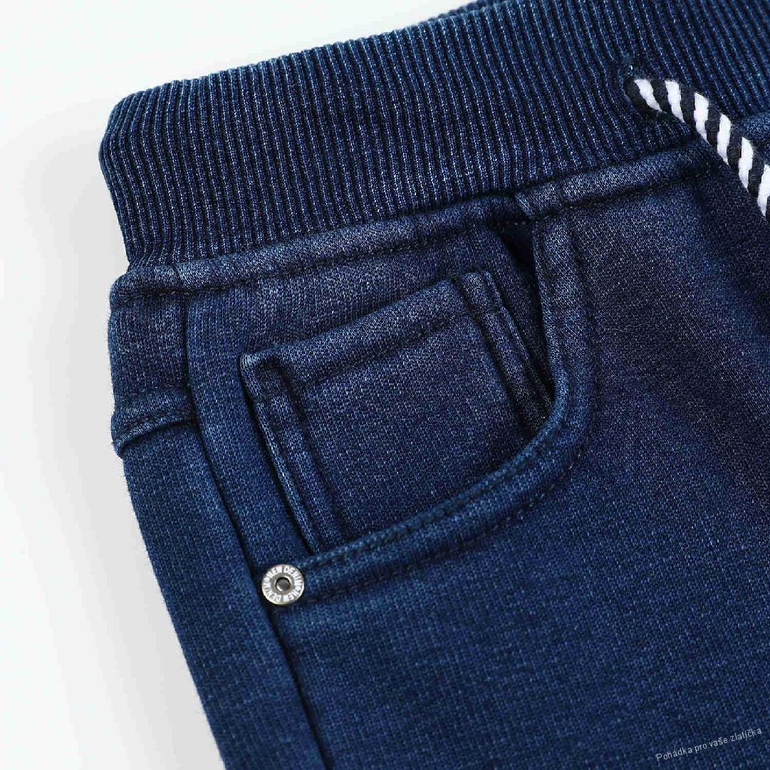 Chlapecké bavlněné kalhoty KUGO zateplené