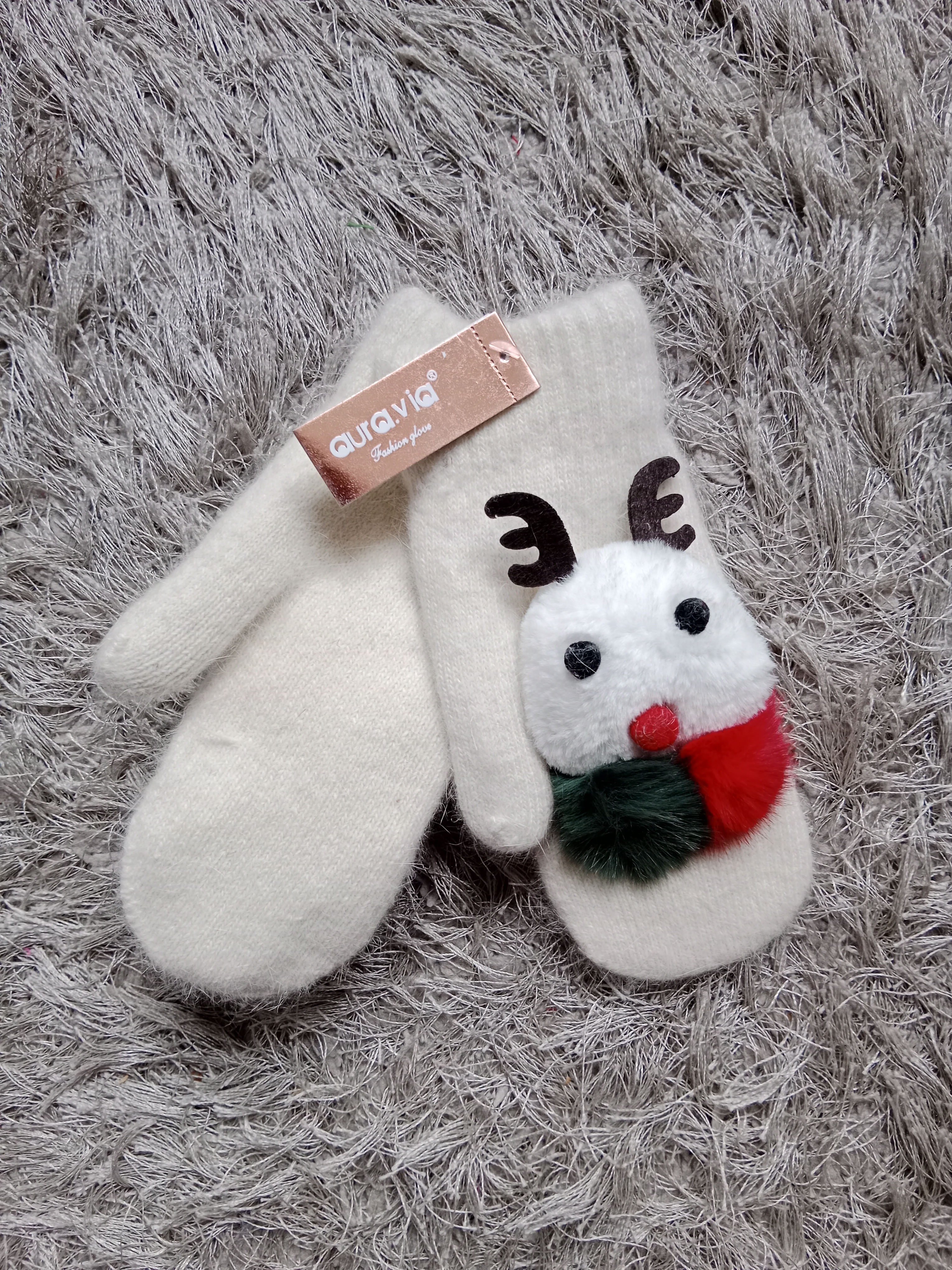 Dámské zimní 3D rukavice 