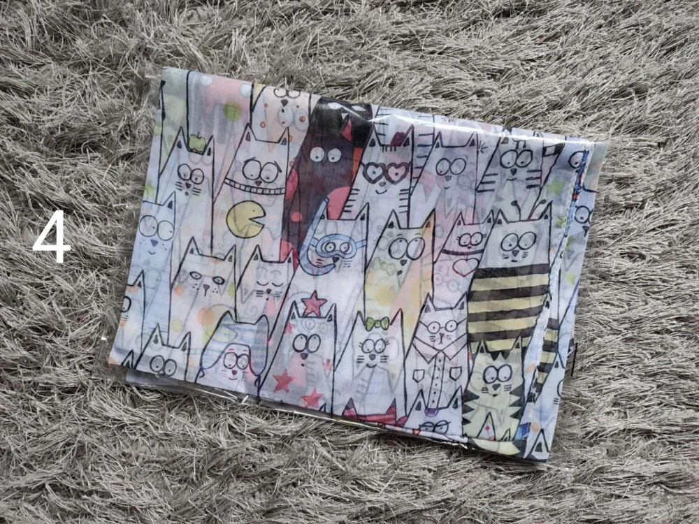 Dámský jarní šál KOČKA 