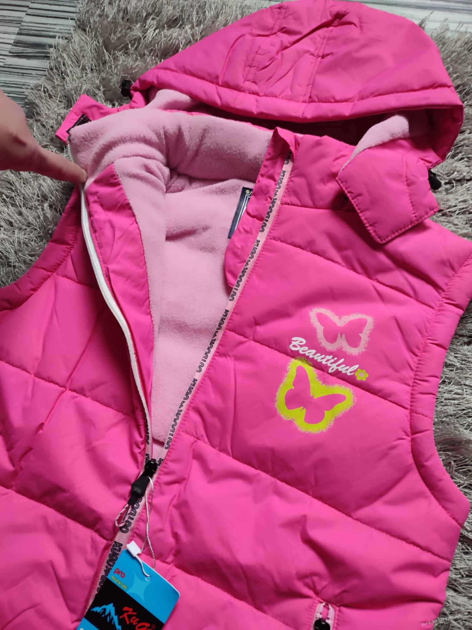 Dívčí zimní vesta KUGO (104,122)