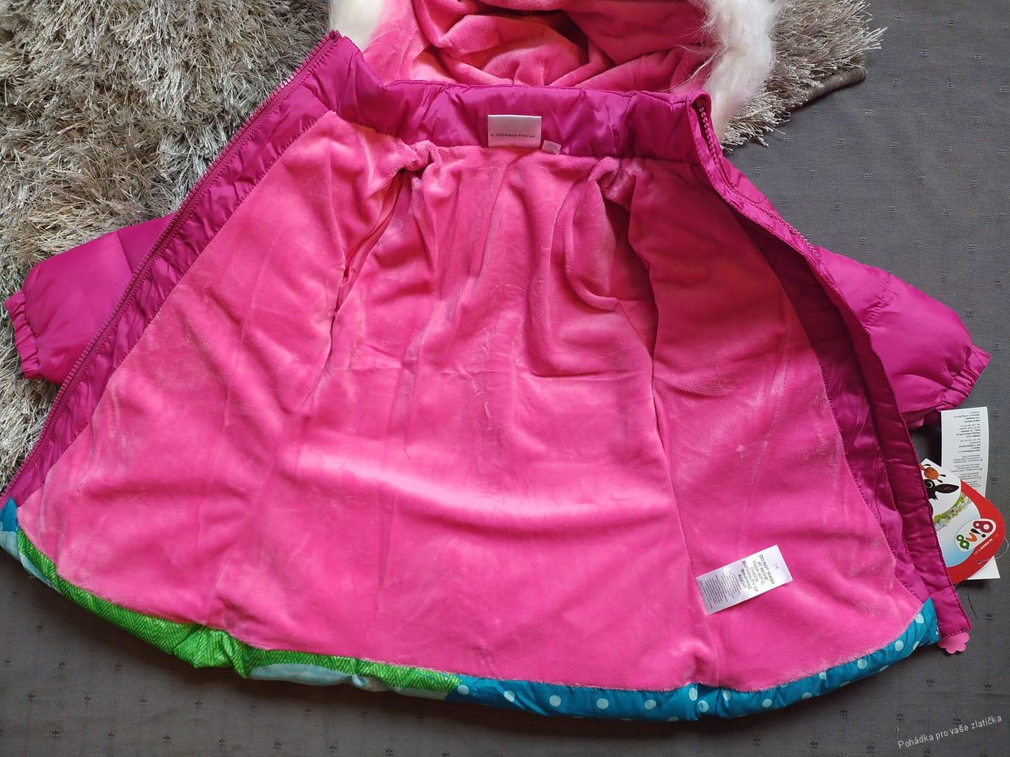 Dívčí zimní bunda/kabátek BING (110,116)