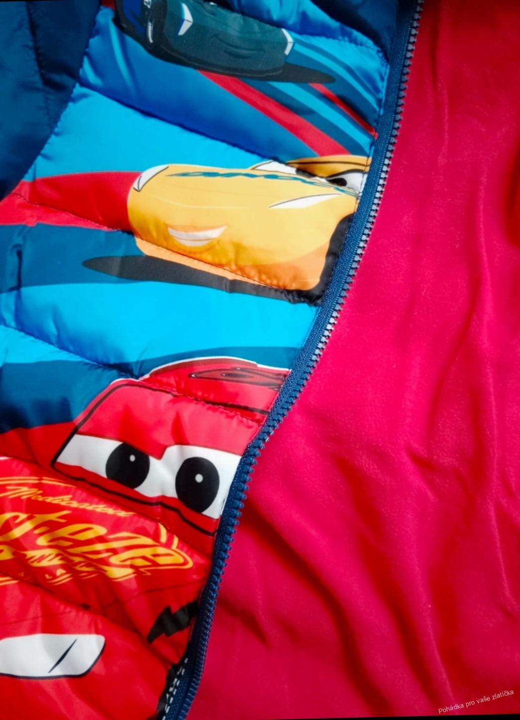 Chlapecká zimní bunda CARS (98-128)