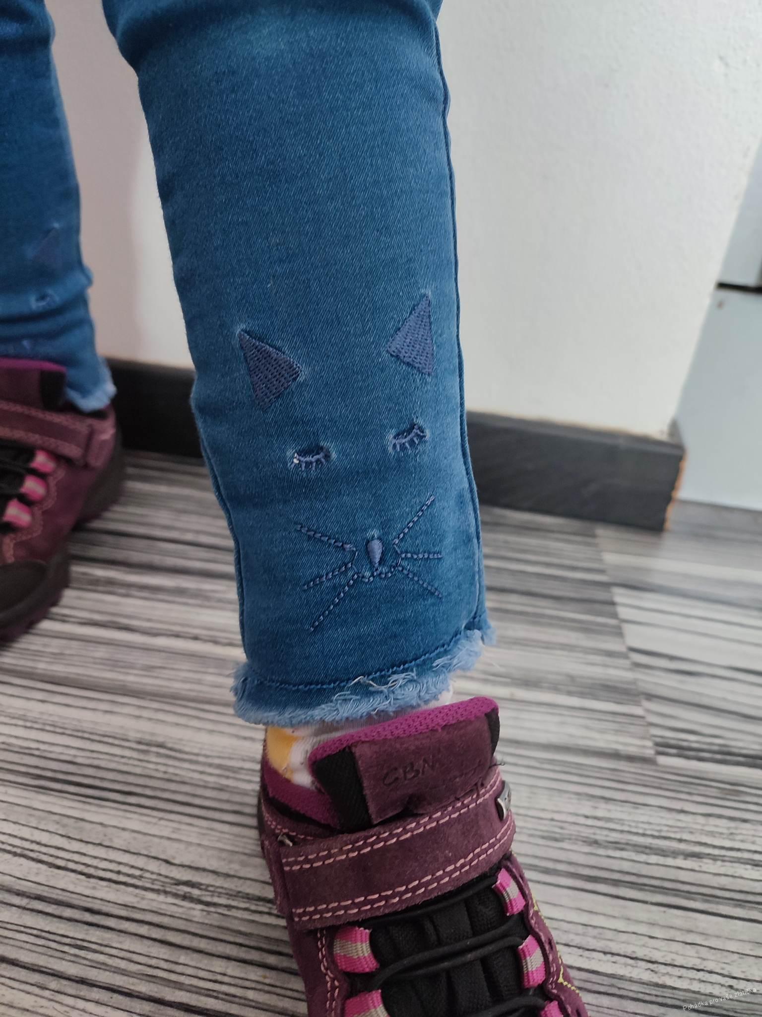 Dívčí riflové legíny KUGO