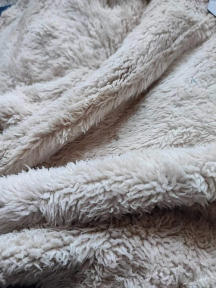 Dětská džínová bunda s kožíškem