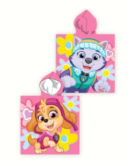 Dívčí bavlněné pončo PAW PATROL