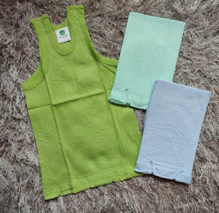 Dětské bavlněné žebrované tílko 3pack