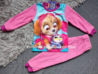 Dívčí fleecové pyžamo PAW PATROL (104-116)