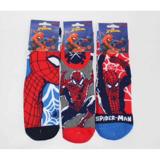 Chlapecké thermo ponožky SPIDERMAN 3pack protiskluzové