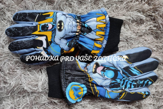 Chlapecké zimní lyžařské rukavice BATMAN