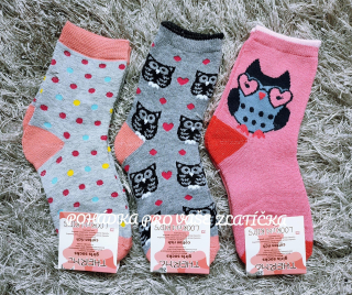 Dívčí thermo ponožky 3pack