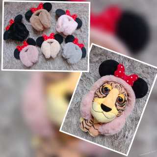 Dětské plyšové klapky na uši MINNIE