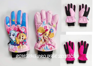 Zimní lyžařské rukavice PAW PATROL