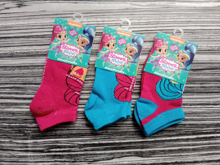Dívčí kotníkové ponožky SHIMMER&SHINE 3pack (23/26)