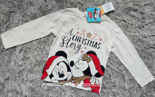 Vánoční triko MINNIE&MICKEY MOUSE