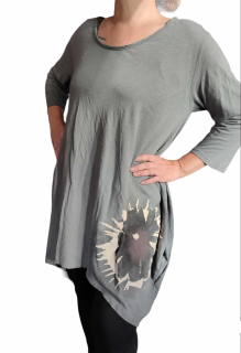 Dámská dlouhá tunika PLUS SIZE