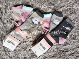 Dívčí thermo ponožky 3pack (33/37)